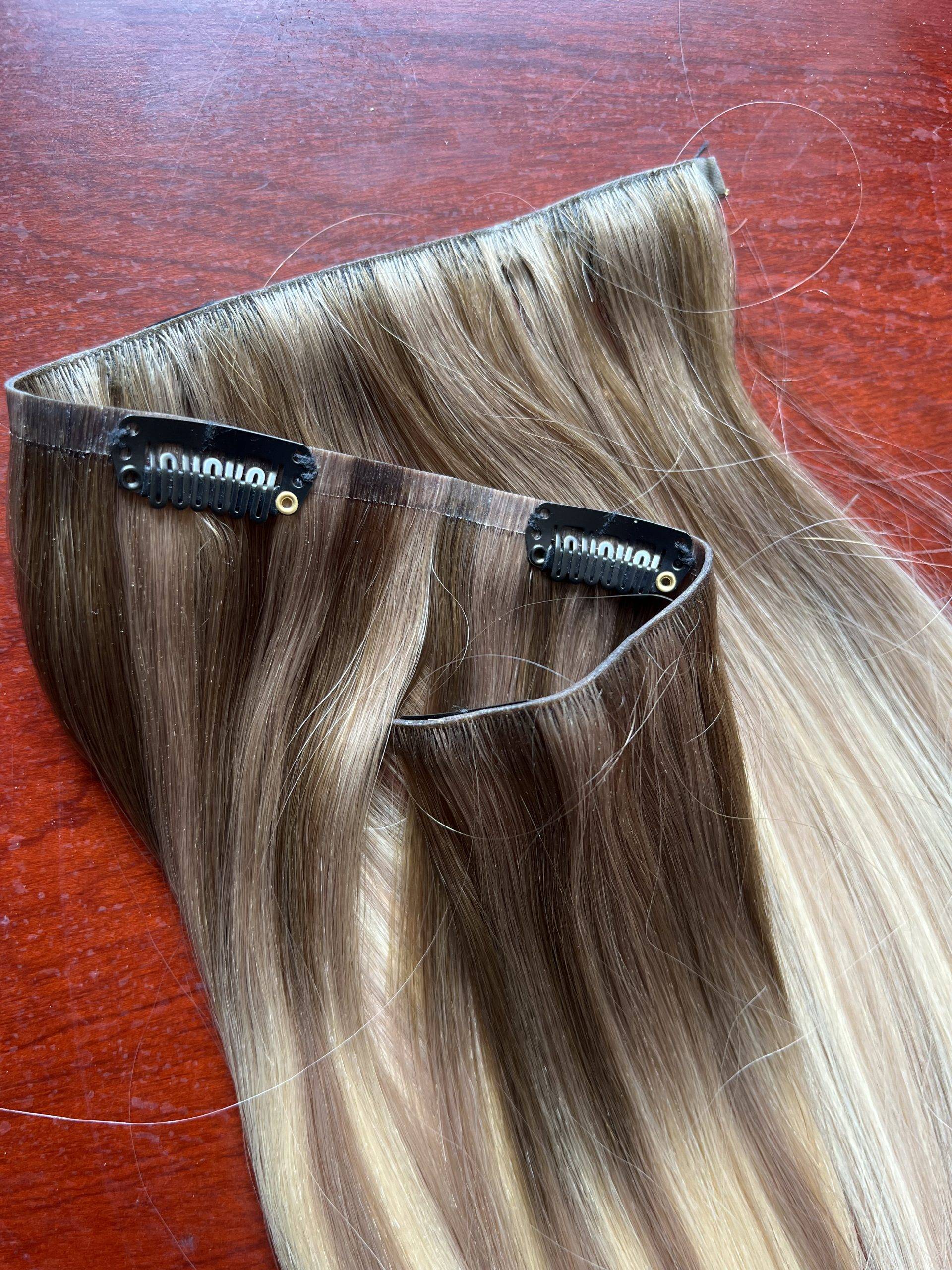 injected seamless clip hair