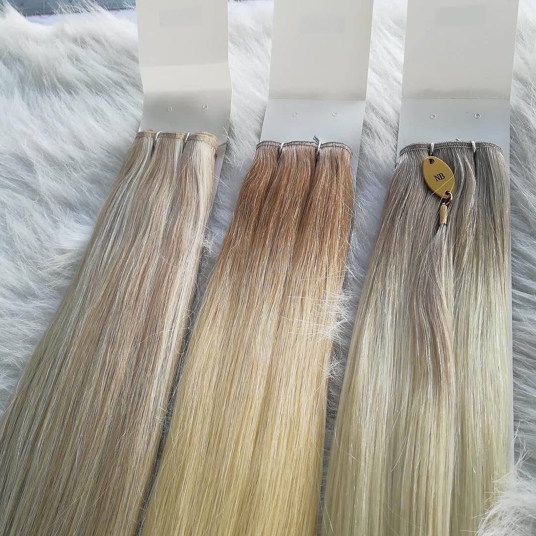 flat weft hair