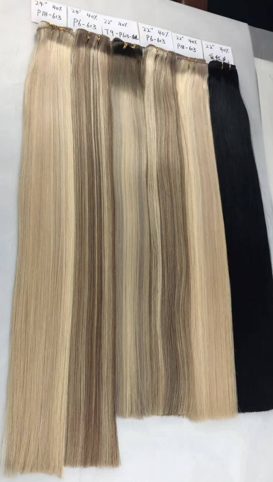 balayage hair weft