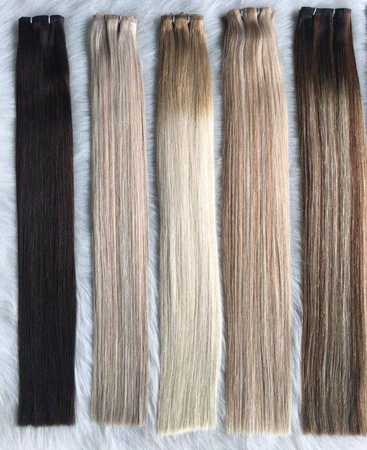 flat weft hair 