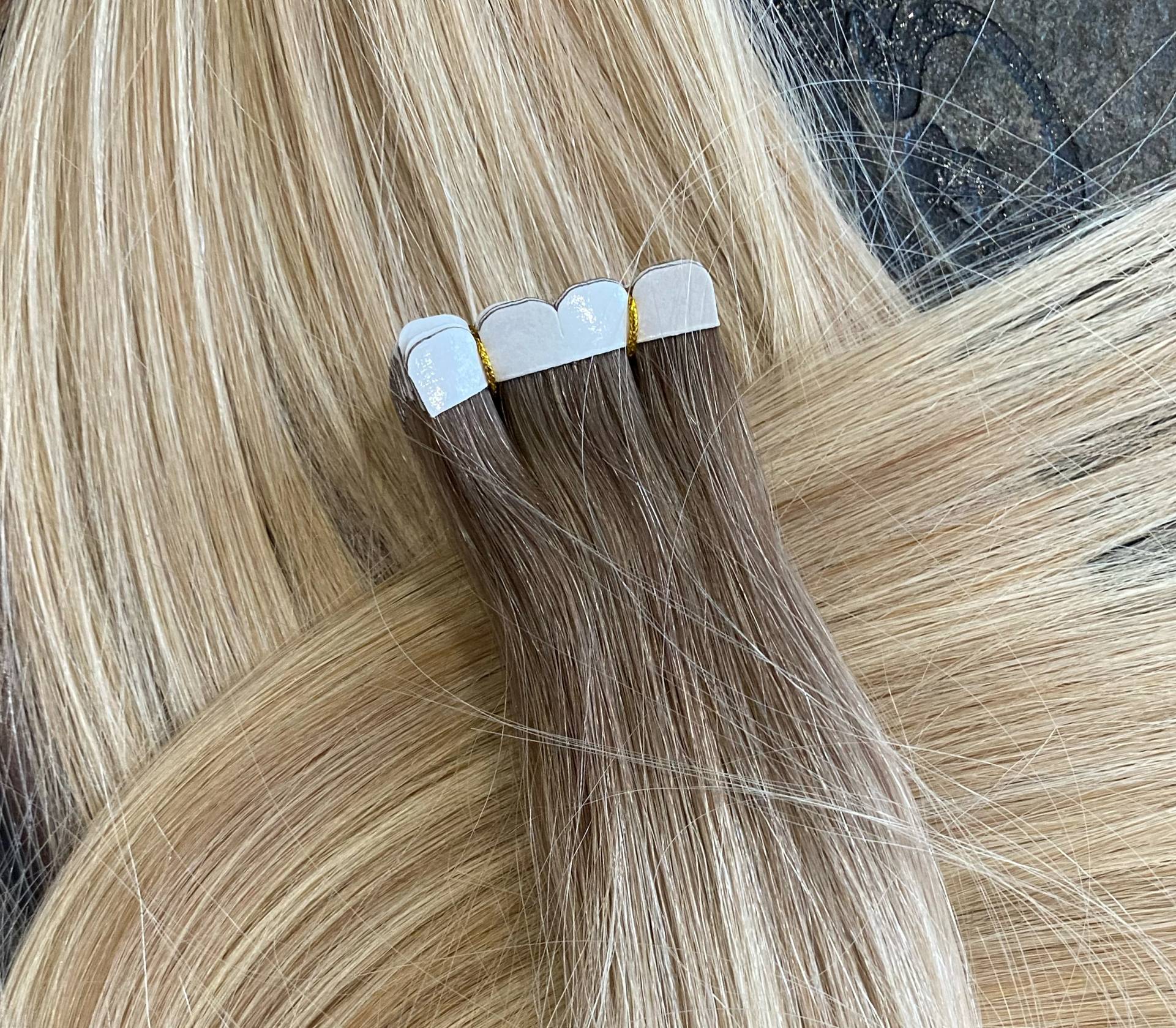 4 tabs mini tape hair