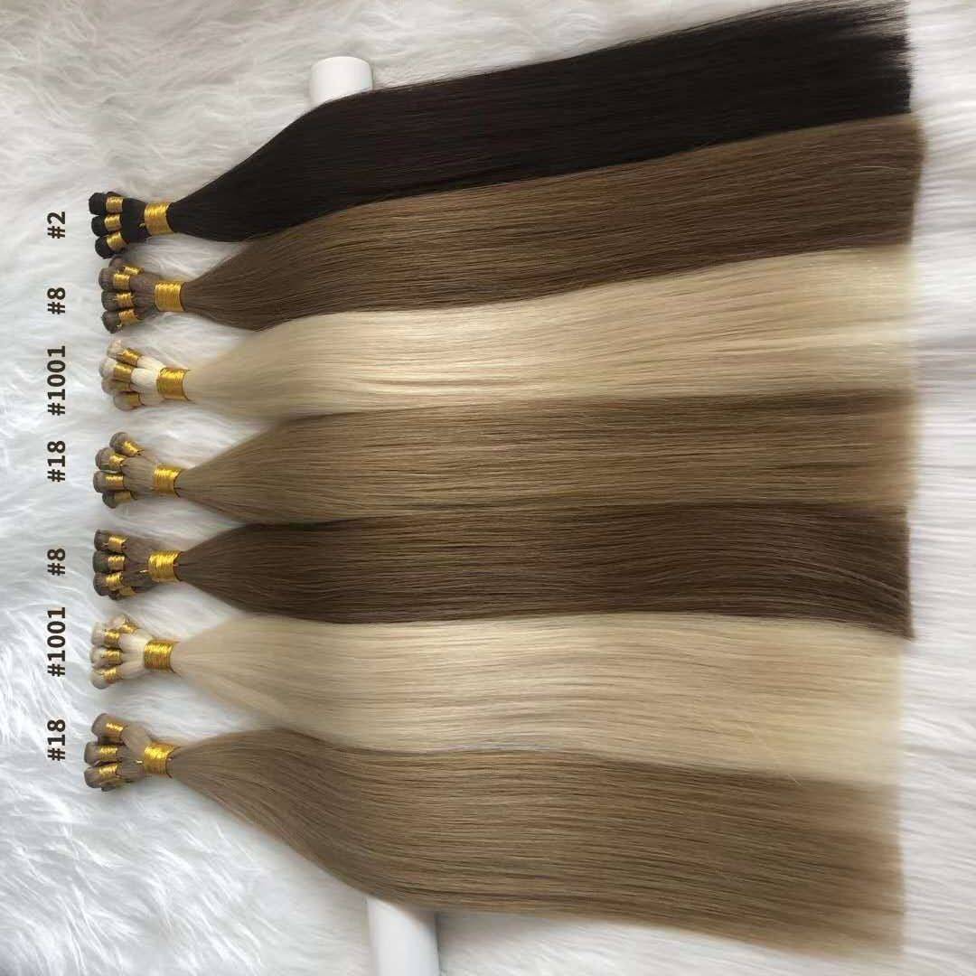 hantied weft hair