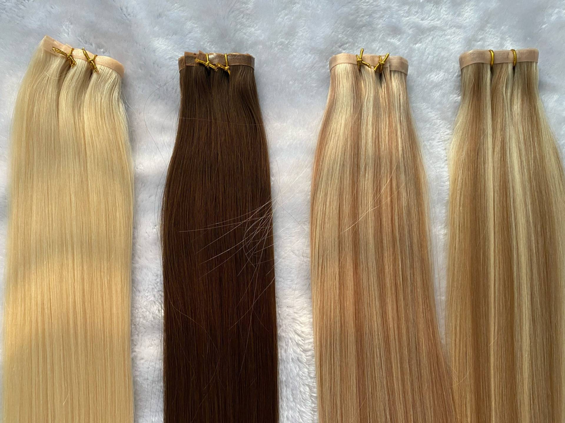 piano color weft hair 