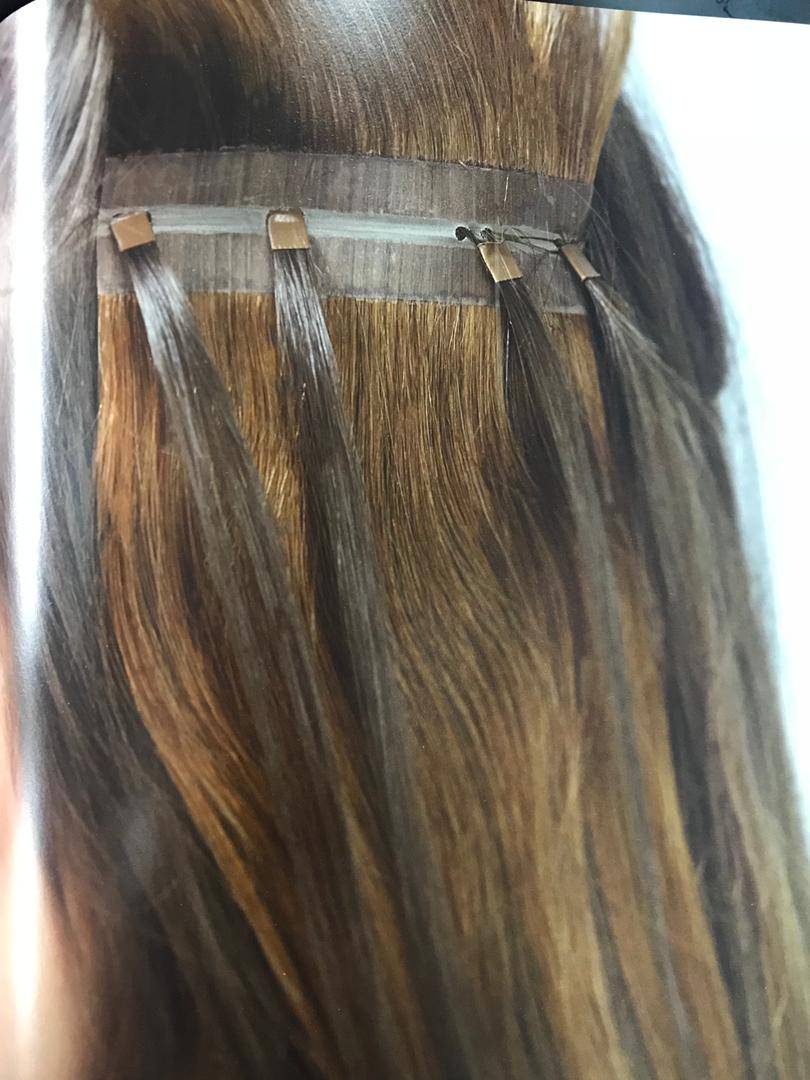 8cm tape hair with hole 