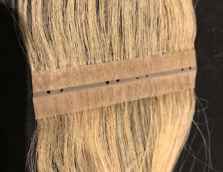 8cm tape hair with hole